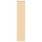 vidaXL Roller Blind Blackout Beige 50x230 cm Fabric Width 45.7 cm Polyester