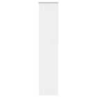 vidaXL Roller Blind Blackout White 45x230 cm Fabric Width 40.7 cm Polyester
