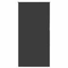 vidaXL Roller Blind Blackout Black 65x150 cm Fabric Width 60.7 cm Polyester