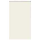 vidaXL Roller Blind Blackout Off White 120x210 cm Fabric Width 116.6 cm Polyester