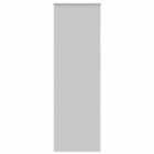 vidaXL Roller Blind Blackout Light Grey 85x210 cm Fabric Width 80.7 cm Polyester