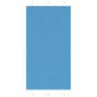 vidaXL Pleated Blind Blue 110x200 cm Fabric Width 109.4 cm Polyester