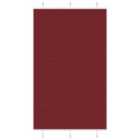 vidaXL Pleated Blind Bordeaux Red 115x200 cm Fabric Width 114.4 cm Polyester