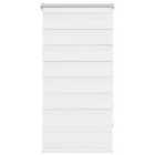 vidaXL Zebra Blind 80 x 150 cm White