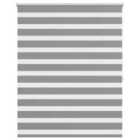 vidaXL Zebra Blind 140 x 175 cm Grey