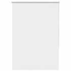 vidaXL Roller Blind Blackout White 100x150 cm Fabric Width 95.7 cm Polyester