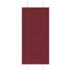 vidaXL Pleated Blind Bordeaux Red 65x150 cm Fabric Width 64.4 cm Polyester