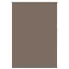 vidaXL Roller Blind Blackout Coffee 115x130 cm Fabric Width 110.7 cm Polyester