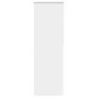 vidaXL Roller Blind Blackout White 80x230 cm Fabric Width 75.7 cm Polyester