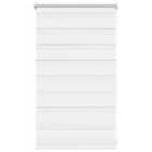 vidaXL Zebra Blind 50 x 100 cm White