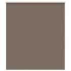 vidaXL Roller Blind Blackout Coffee 125x130 cm Fabric Width 121.6 cm Polyester