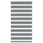 vidaXL Zebra Blind Dark Grey 90x100 cm Fabric Width 85.9 cm Polyester