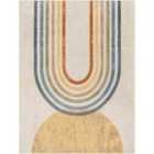Livabliss Barbara Machine Washable Modern Beige Area Rug (120 x 170 cm)