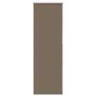 vidaXL Roller Blind Blackout Coffee 40x130 cm Fabric Width 35.7 cm Polyester