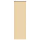 vidaXL Roller Blind Blackout Beige 45x175 cm Fabric Width 40.7 cm Polyester