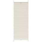 vidaXL Plisse Blind 40x150cm Creme