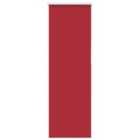 vidaXL Roller Blind Blackout Red 50x130 cm Fabric Width 45.7 cm Polyester