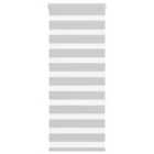 vidaXL Zebra Blind Light Grey 60x150 cm Fabric Width 55.9 cm Polyester