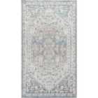 Livabliss Jennifer Machine Washable Oriental Boho Navy Blue Area Rug (66 x 115 cm)