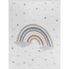Livabliss Raini-Bow Kids Machine Washable Multi Bedroom Area Rug (160 x 213 cm)