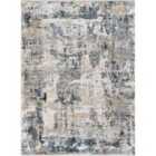 Livabliss Lena Abstract Modern Marble Medium Grey Area Rug (140 x 200 cm)