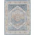 Livabliss Jennifer Machine Washable Oriental Boho Navy Blue Area Rug (140 x 200 cm)