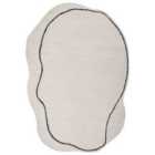 Beliani Rug DERA Beige 160x230 cm Viscose