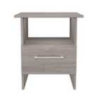 Welcome Furniture Ltd Worcester Bottom Drawer Lamp Table in Grey Oak - Ready Assembled