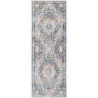 Livabliss Selma In- & Outdoor Oriental Boho Dark Blue Area Rug (80 x 220 cm)