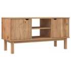 Vidaxl Tv Cabinet Otta 113.5X43X57 Cm Solid Wood Pine