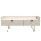 Welcome Furniture Ltd Hong Kong 2 Drawer TV Console Unit in Kashmir Matt - Ready Assembled