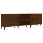 vidaXL 5 Piece TV Cabinet Set Black Engineered Wood
