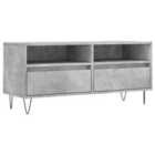 vidaXL 4 Piece TV Cabinet Set Concrete Grey Engineered Wood