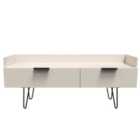Welcome Furniture Ltd Hong Kong 2 Drawer TV Console Unit in Kashmir Matt - Ready Assembled