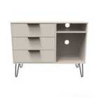 Welcome Furniture Ltd Hong Kong 3 Drawer TV Unit in Kashmir Matt - Ready Assembled