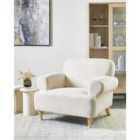 Beliani Armchair KIBERG Fabric Light Beige