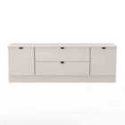 Welcome Furniture Ltd Bora 2 Door 2 Drawer Wide TV Unit in Kashmir Matt - Ready Assembled