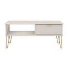 Welcome Furniture Ltd Hong Kong 1 Drawer Coffee Table in Kashmir Matt - Ready Assembled
