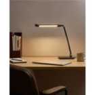 Beliani LED Desk Lamp LEPUS with Motion Sensor Dark Grey
