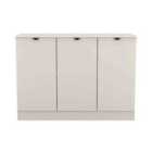 Welcome Furniture Ltd Bora 3 Door Sideboard in Kashmir Matt - Ready Assembled