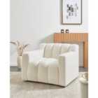 Beliani Armchair AGERUP Boucle Off-White