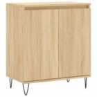 vidaXL Sideboard Sonoma Oak 60x35x70 cm Engineered Wood