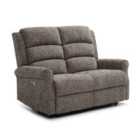 Sorrel 2 Seater Electric Recliner New Grey Chenille