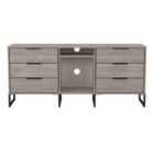 Welcome Furniture Ltd Hong Kong 6 Drawer Sideboard in Grey Oak - Ready Assembled
