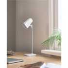 Beliani LED Desk Lamp MUSCA with Dimmer White