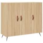 Vidaxl Sideboard Sonoma Oak 90X34X80 Cm Engineered Wood