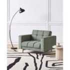 Beliani Armchair ALNES Fabric Dark Green