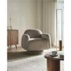 Beliani Swivel Armchair AAPUA Fabric Beige