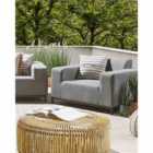 Beliani Armchair ROVIGO Fabric Grey