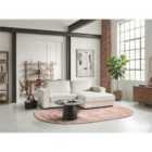 Beliani Corner Sofa KOLDING Boucle Light Beige Left Hand